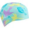 Шапочка для бассейна силиконовая для взрослых MADWAVE Birds M057431 (Голубой)