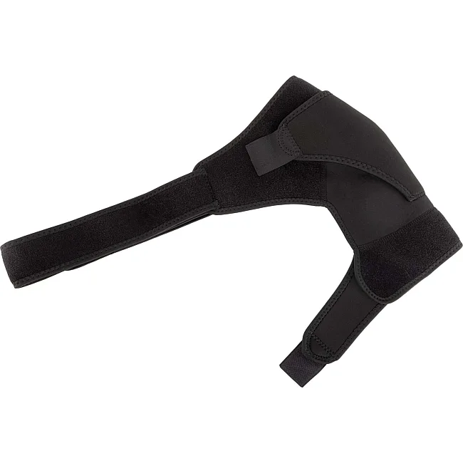 Бандаж для плеча компрессионный фиксатор плечевого сустава Shoulder Support SIBOTE ST-7493-R правый 1шт (Черный)