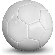 М' футбольный Yakimasport ALL WHITE, размер 5
