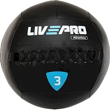 Мяч набивной медицинский для кроссфита WALL BALL LiveUp LP8103-3 3кг