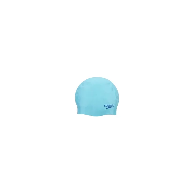 Детская шапочка для плавания Speedo MOULDED SILC CAP JU BLUE/BLUE голубой OSFM