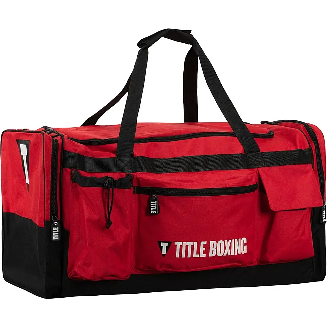 Спортивна сумка TITLE Boxing Deluxe Gear Bag Red (70л.)