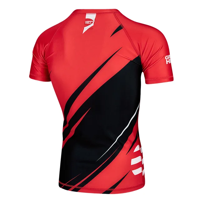 Рашгард для ММА Green Hill RASH GUARD RGI-4021 IMMAF (Красный)