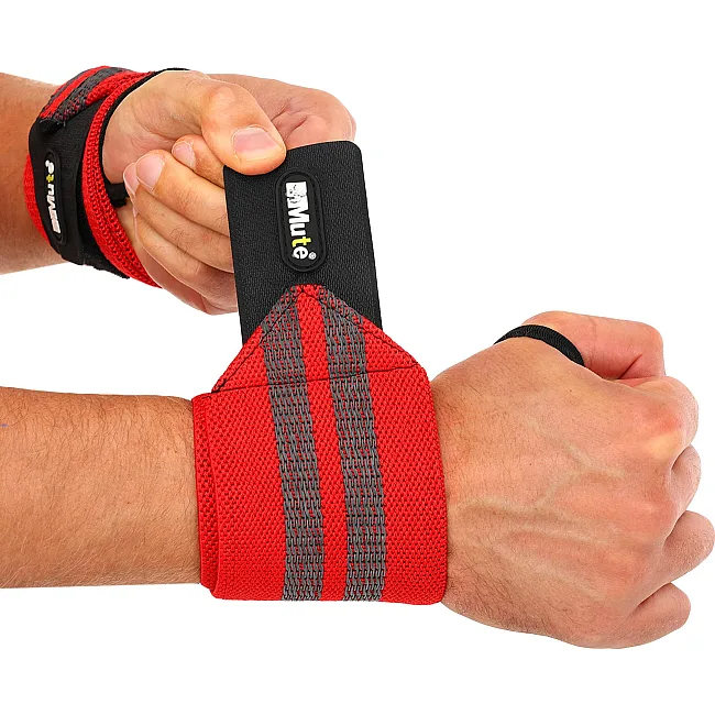 Кистевые бинты
 STRENGTH WRIST WRAPS MUTE MT-9188-3 2штуки (Красный)