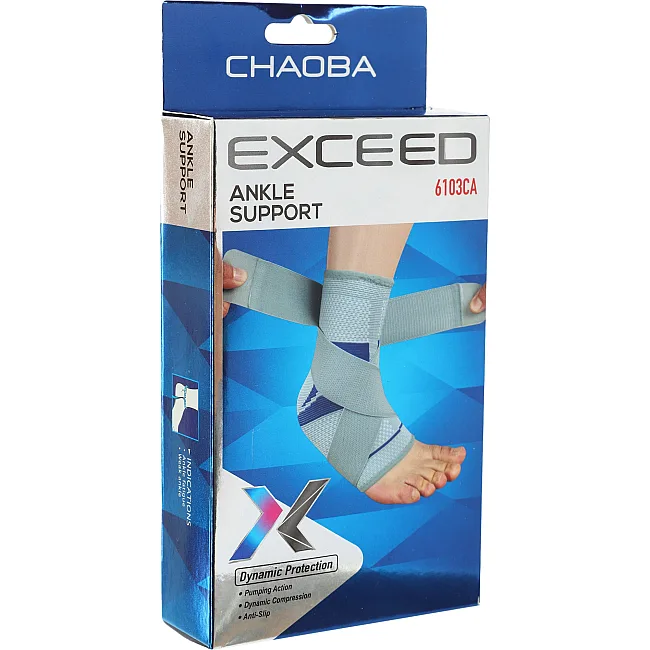 Фиксатор голеностопа с ремнем
 (фиксатор лодыжки) EXCEED 6103CA One size 1шт