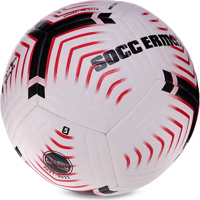 Футбольный мяч
 HYBRID SOCCERMAX FIFA FB-3114 №5 PU (Белый-черный-бордовый)