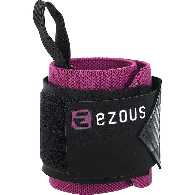 Кистевые бинты
 STRENGTH WRIST WRAPS EZOUS C-05 2штуки (Черный-фиолетовый)