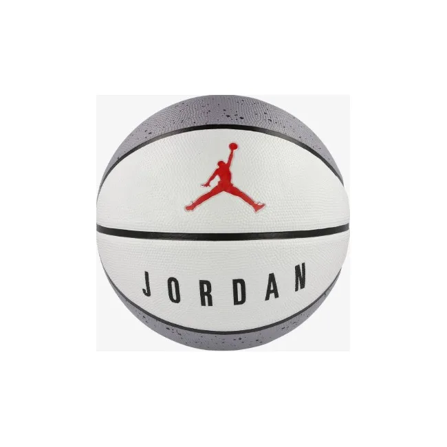 М'яч баскетбольний Nike JORDAN PLAYGROUND 2.0 8P DEFLATED CEMENT GREY/WHITE/BLACK/FIRE RED size 7