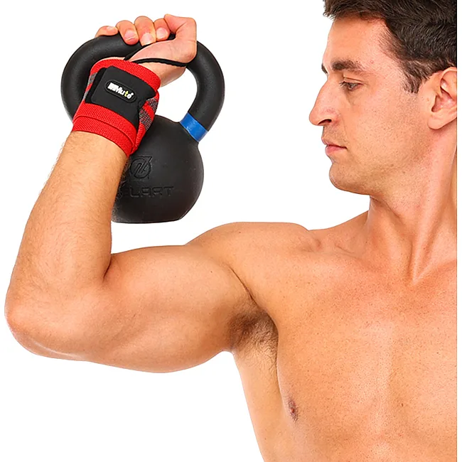 Кистевые бинты STRENGTH WRIST WRAPS MUTE MT-9188-3 2штуки (Оранжевый)