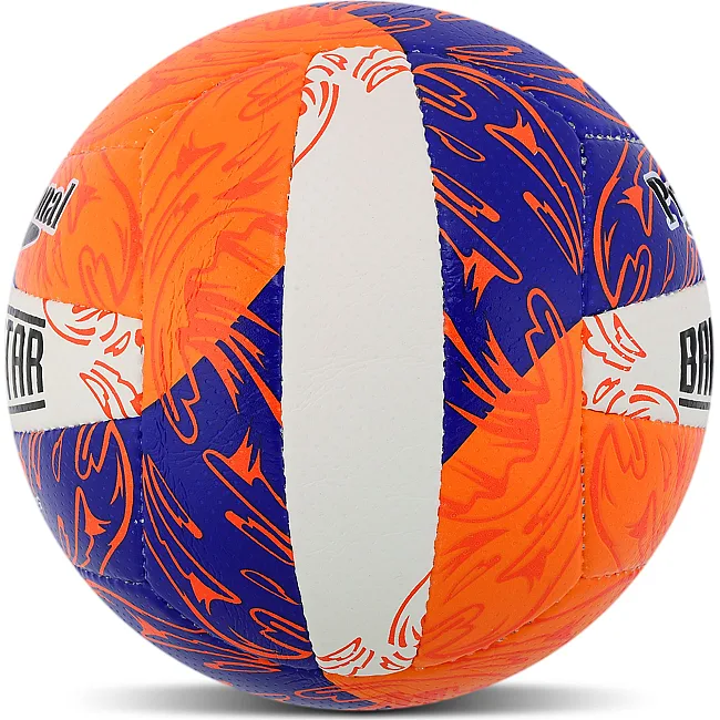 Волейбольний м'яч
 BALLONSTAR VB-4070 №5 PU (Білий-чорний-оранжевий)
