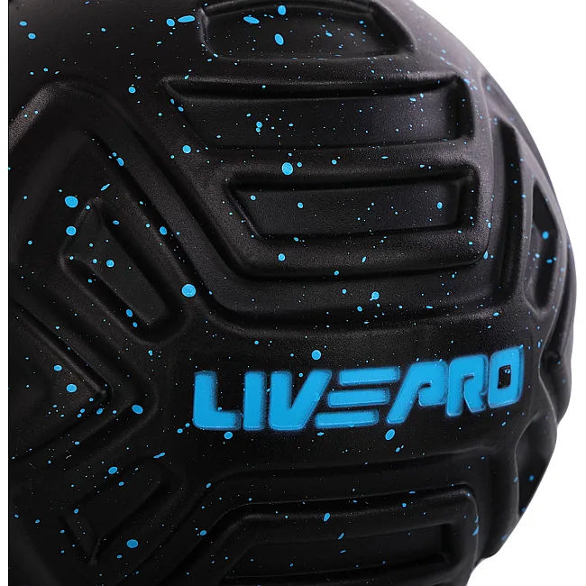 М'яч масажний для МФР LivePRO Target massage ball LP8508 ø12,5см (Чорний)