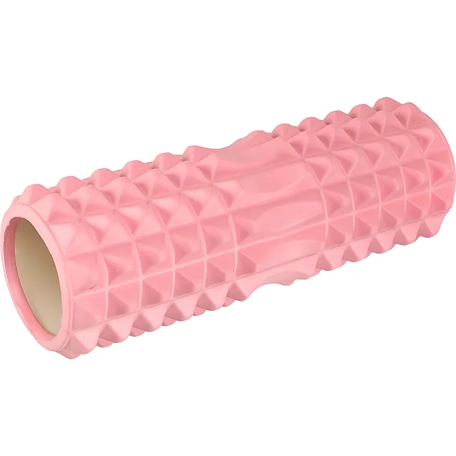 Роллер массажный цилиндр (ролик мфр) 33см Spine Roller SP-SPORT FI-5847 (Розовый)