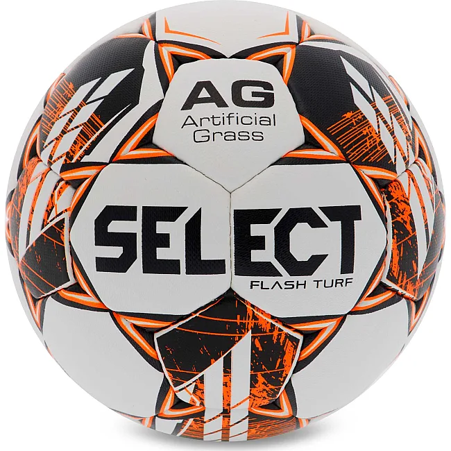 Футбольный мяч
 SELECT FLASH TURF FIFA BASIC V23 FLASH-TURF-WOR №4 (Белый-оранжевый)