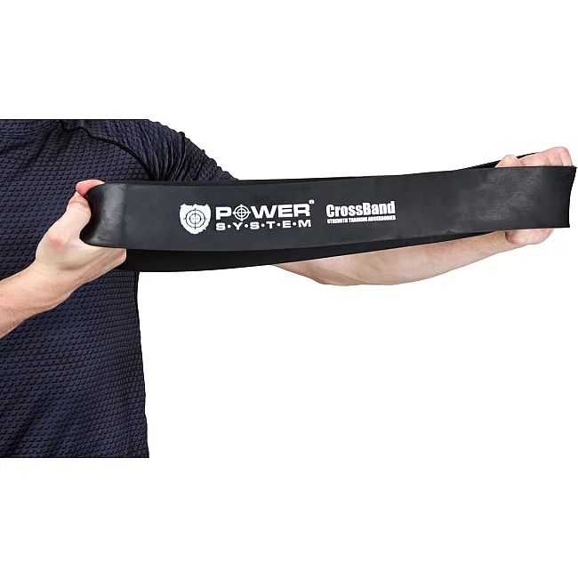 Резинка для подтягиваний POWER SYSTEM PS-4055 CrossFit Level 5 Black (сопротивление 25-65 кг)