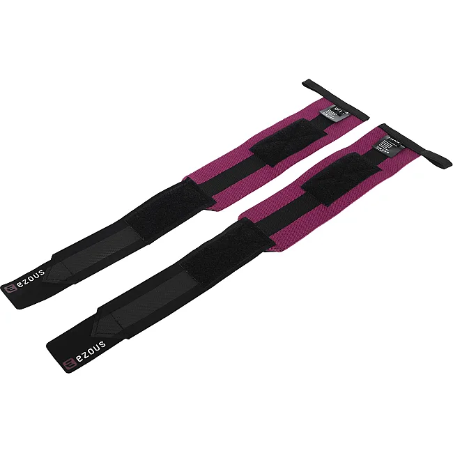 Кистевые бинты
 STRENGTH WRIST WRAPS EZOUS C-05 2штуки (Черный-фиолетовый)