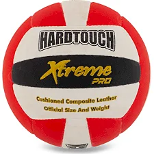 Волейбольний м'яч HARD TOUCH VB-7980 №5 PU (Білий червоний)