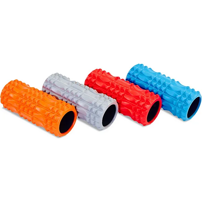 Ролер масажний циліндр (ролик мфр) 33см Spine Roller ZELART FI-5712 (Помаранчевий)