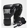 Боксерские перчатки Leone GN111 THE GREATEST Black (бинты 4 м. в комплекте)