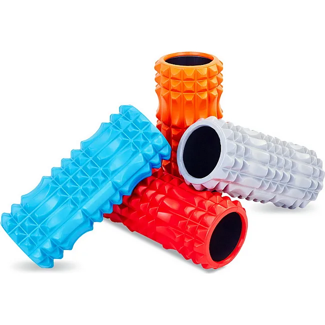 Ролер масажний циліндр (ролик мфр) 33см Spine Roller ZELART FI-5712 (Помаранчевий)