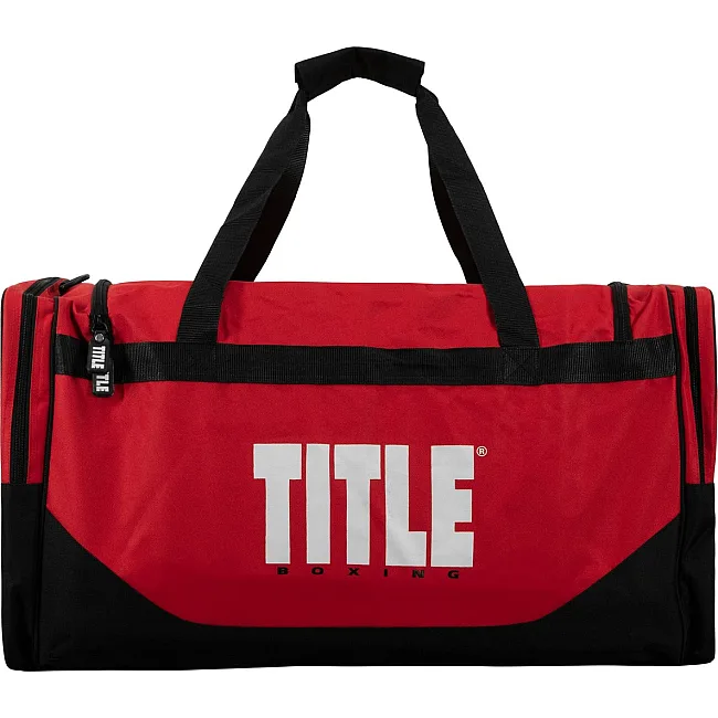 Спортивна сумка TITLE Boxing Deluxe Gear Bag Red (70л.)