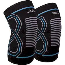 Наколенники спортивные PowerPlay PP-4099 Knee Support Черно/Синие (пара)