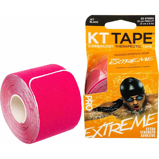 Кинезио тейп преднарезанный для лица и тела Kinesio tape KTTP EXTREME FI-3627 20 штук (Разные цвета)