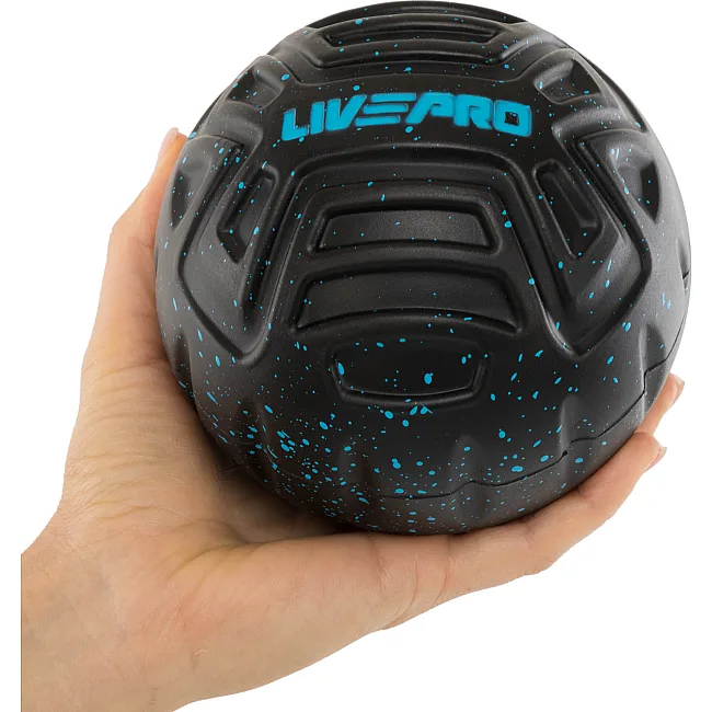 М'яч масажний для МФР LivePRO Target massage ball LP8508 ø12,5см (Чорний)