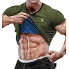 Мужская футболка RDX M1 с эффектом сауны Army Green