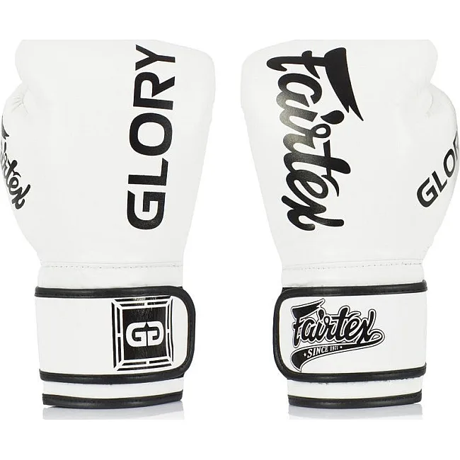 Боксерские перчатки Fairtex BGVG1 White (бинты в комплекте)