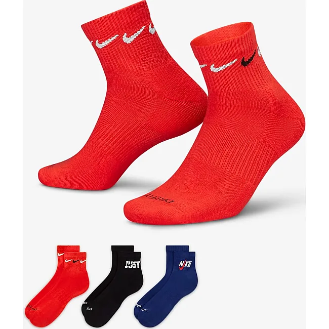Носки Nike U NK EVERYDAY PLUS CUSH ANKLE мужские