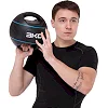 Медбол мяч медицинский двуручный с хватами ZELART
 TA-7827-3 вес-3кг d-25см (Голубой)