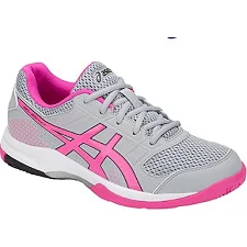 Кроссовки женские Asics Gel-rocket 8 mid grey/pink glo