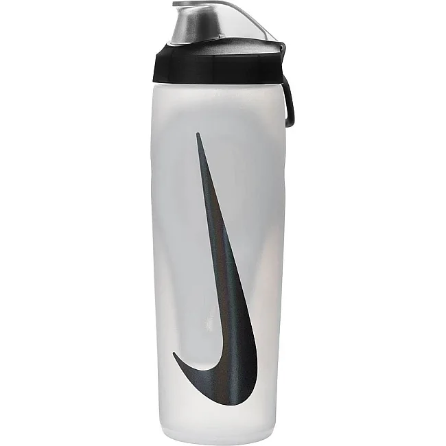 Пляшка для води Nike REFUEL BOTTLE LOCKING LID 24 OZ білий, чорний 709 мл