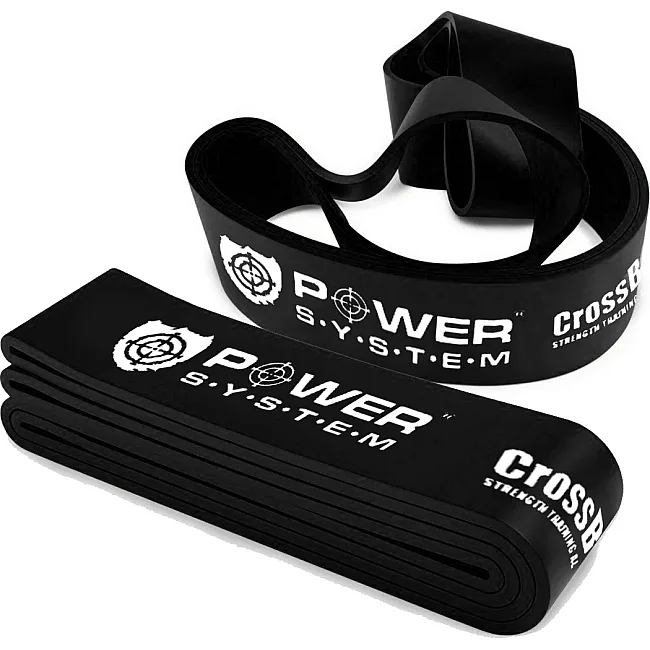 Резинка для подтягиваний POWER SYSTEM PS-4055 CrossFit Level 5 Black (сопротивление 25-65 кг)