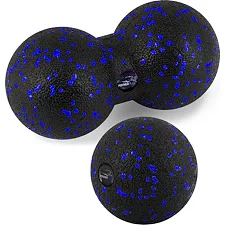 Набір м'ячів для масажу та йоги PowerPlay PP_4090 EPP (Комплект з 2 штук) Blue