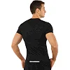 Футболка компрессионная с коротким рукавом мужская LIDONG UA-7303 24-3XL (Черный)