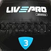 Мяч набивной медицинский для кроссфита WALL BALL LiveUp LP8103-3 3кг