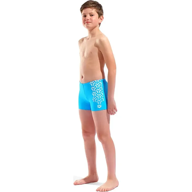 Плавки-шорты для мальчиков Arena KIKKO V SWIM SHORT GRAPHIC синий, белый