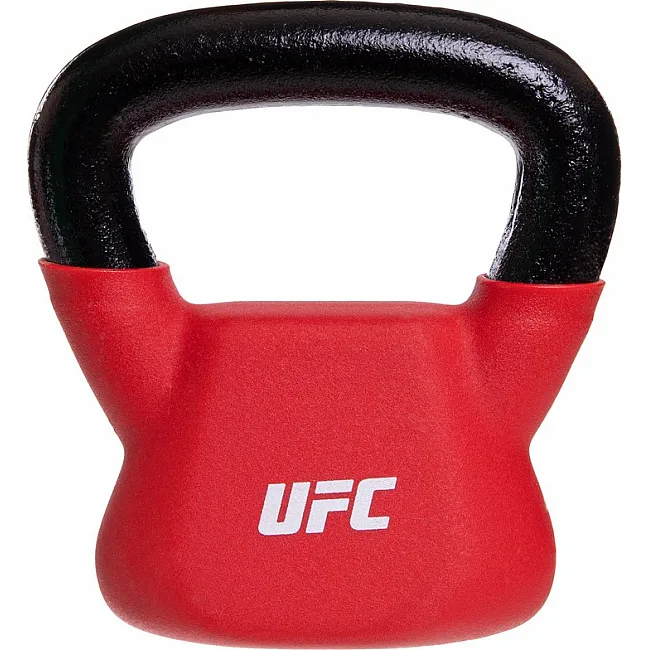 Гиря тренировочная цельная с
 покрытием UFC UHA-69694 вес 8кг
