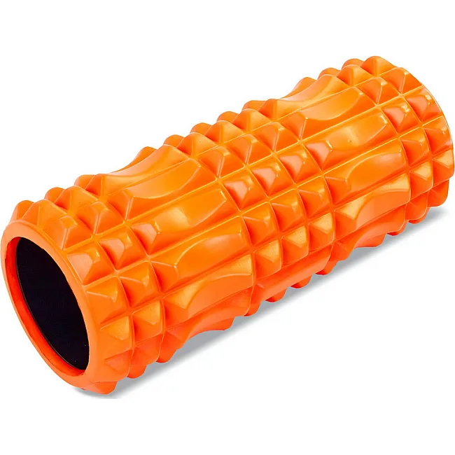 Ролер масажний циліндр (ролик мфр) 33см Spine Roller ZELART FI-5712 (Помаранчевий)