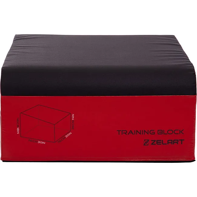 Бокс пліометричний тумба для кросфіту Пліобокс Plyo box ZELART FI-3632 1шт 76-76-36/46см