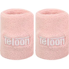 Спортивный напульсник впитывающий влагу TELOON TSP-2330 1шт (Розовый)