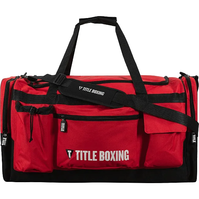 Спортивна сумка TITLE Boxing Deluxe Gear Bag Red (70л.)