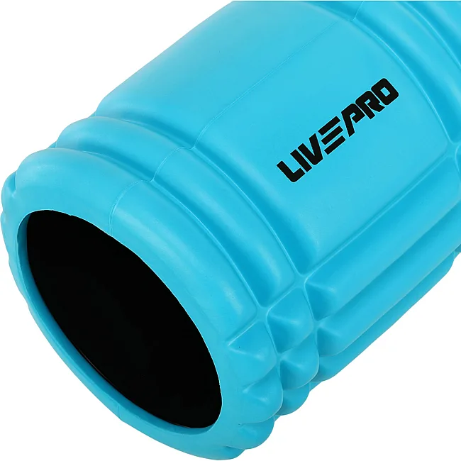 Роллер массажный цилиндр (ролик мфр) 33см
 3D Roller EVA LiveUp LP8231 (Синий)
