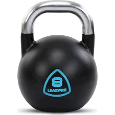 Стальна гира змагальна цільна забарвлена LiveUp LP8042-8 8кг