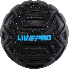 Мяч массажный для МФР LivePRO Target massage ball LP8508 ø12,5см (Черный)