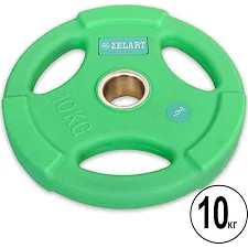 Диск на штангу ZELART TA-5336-50-10 50мм 10кг