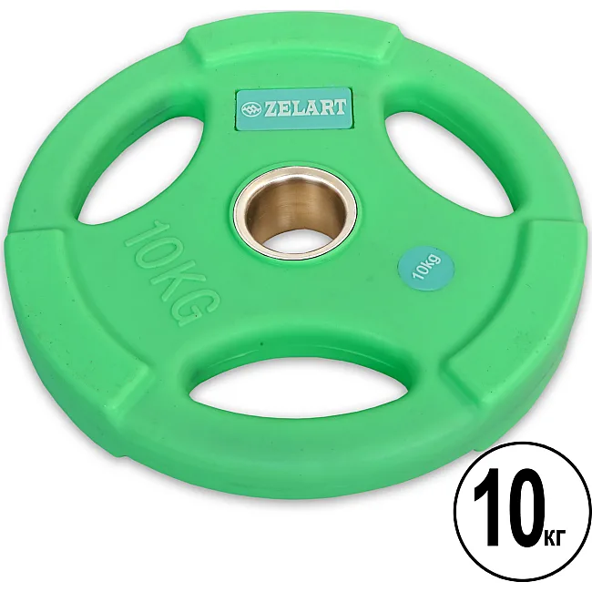 Блин на штангу ZELART TA-5336-50-10 50мм 10кг