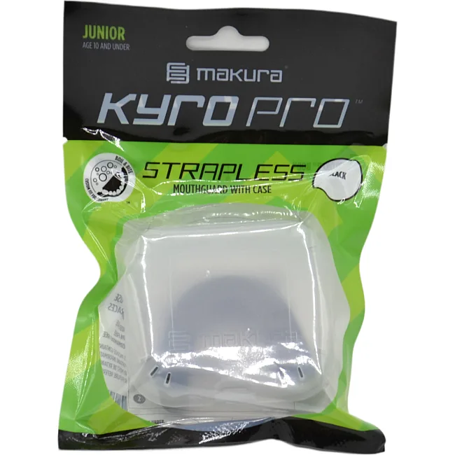 Боксерская капа MAKURA Kyro Pro Strapless детская (возраст до 10) Clear
