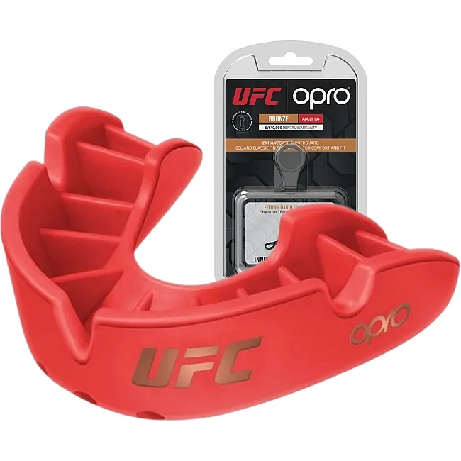 Боксерская капа OPRO Bronze UFC взрослая (возраст 11+) Red (ufc.102512002)